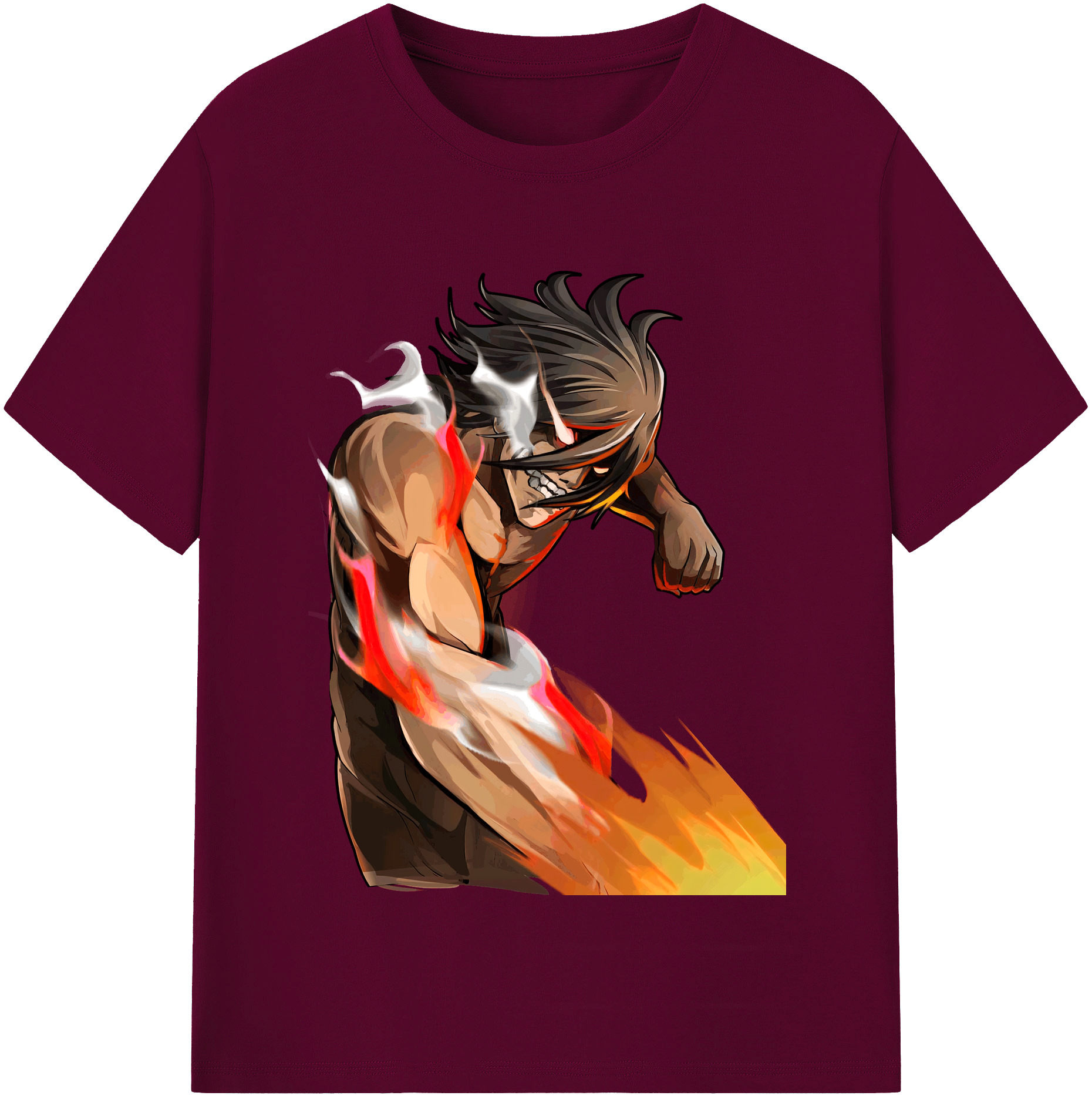 （画像用） 進撃の巨人 Attack on Titan レディースカジュアルプリントTシャツ（綿100％）